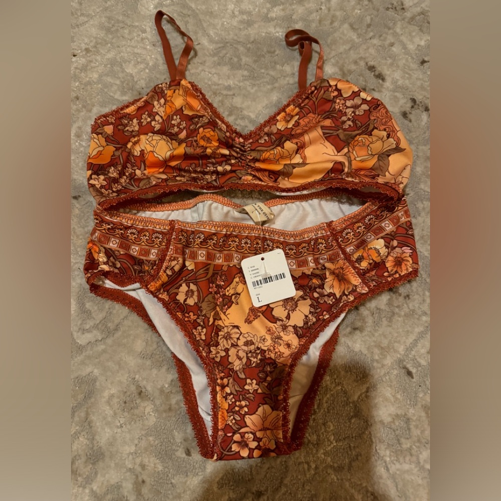 Spell Amethyst Rust Intimates Set M/L - image 1